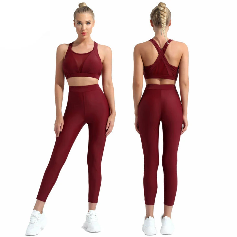 Best Selling Wholesale Fitness 2 Piece Women Gym Yoga Wear Set Workout Seamless Breathable Long Sleeve Sports Suit Waist