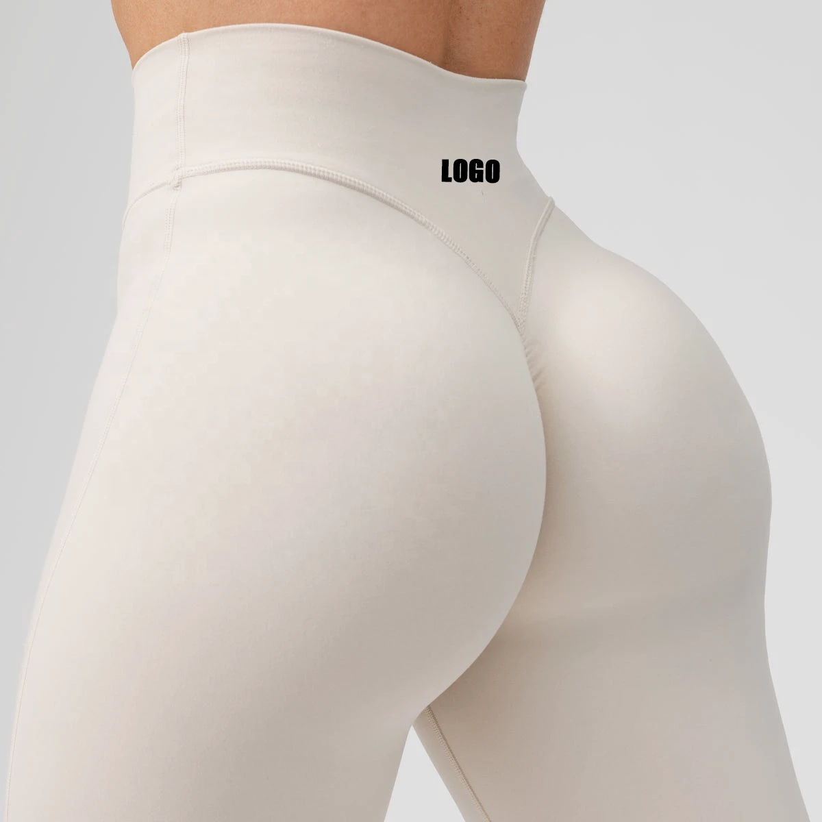2024 Custom Logo Spandex Sportswear Women High Elastic Waist Yoga Pants Gym Workout Fitness Butt Lift Yoga Leggings Print