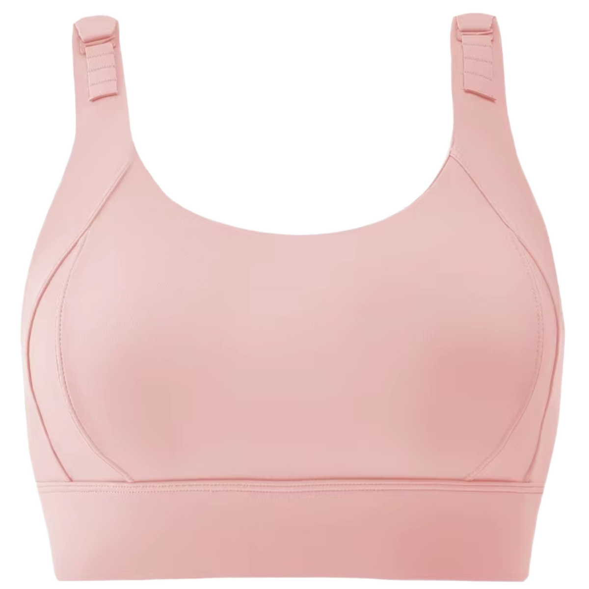 High Quality Women's Plus Size High Support Spandex/Nylon U-Neck Sports Bra Adjustable Straps Back Buckle Gym Yoga Active Wear