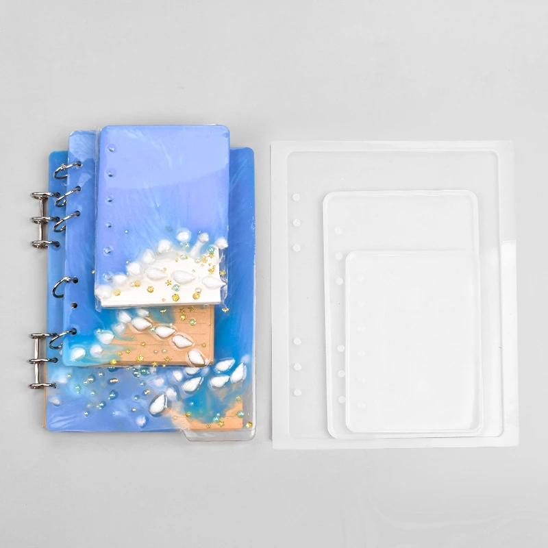A5 A6 A7 Notebook Cover Silicone Mold for  Notebook Cover Epoxy Resin Mold DIY