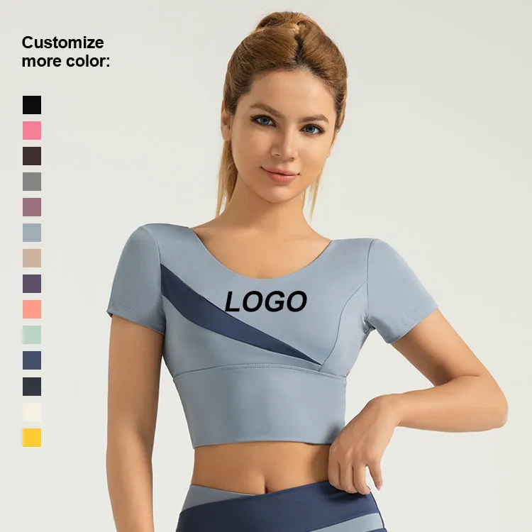 Women Sports Fitness Quick Dry Breathable Tight Top Comfortable Hot Yoga Clothes Sleeveless Yoga Top