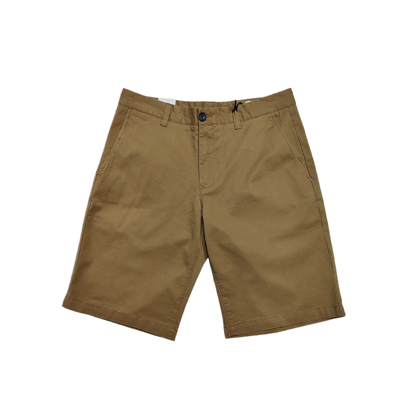 Hot Selling Men's Golf Shorts Elastic Waist Cotton Chino Pockets Casual Plus Size Summer Business Shorts Woven Printed Pattern