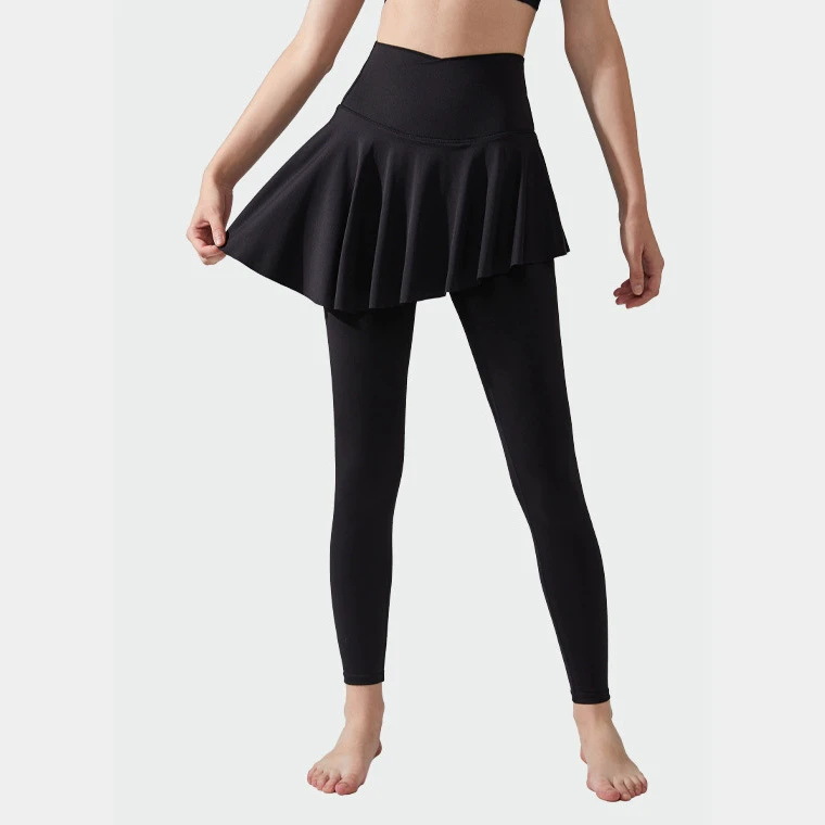 Women's High Waist Quick Dry Yoga Leggings Skirt Pants for Women Dance Running Bodybuilding Fitness for Exercise and Sports