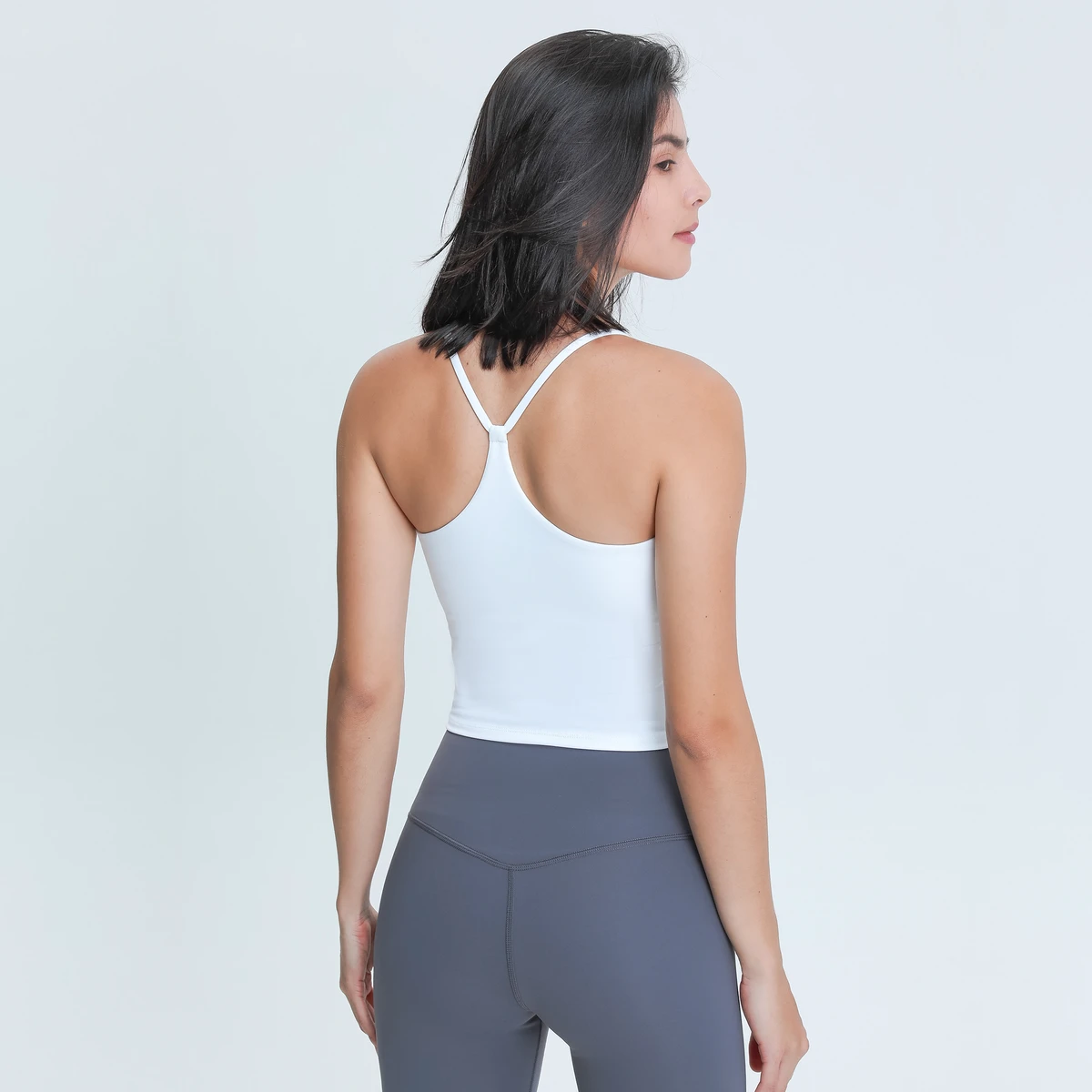 Newest Fitness Yoga Y Back Tanks Crops Tops Padded Sport Bra For Women