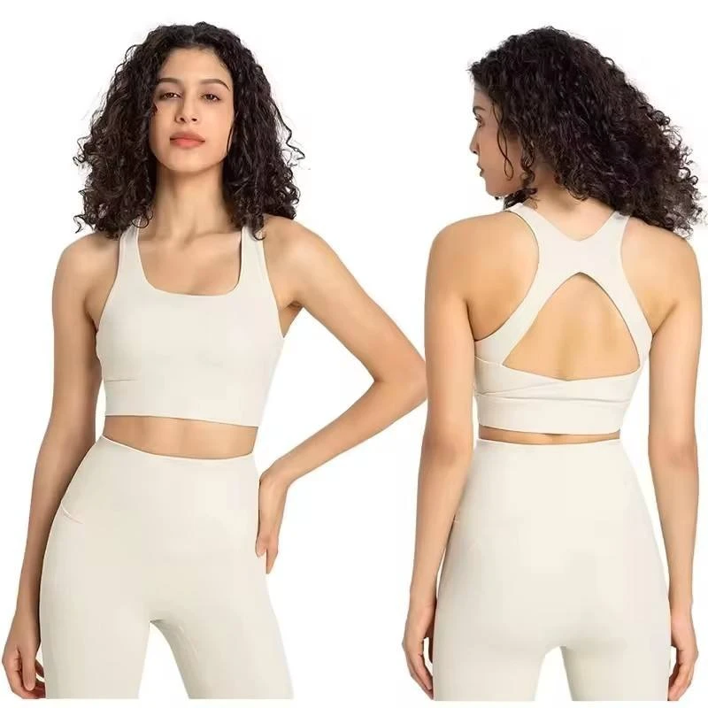 Seamless Women Yoga Leggings and Sports Bra Set 2 Piece Stretch Gym Fitness Activewear