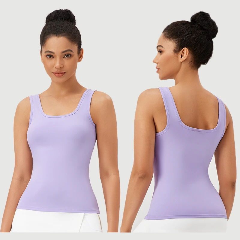 Quick-Dry Sleeveless Lady One Piece Custom Sports Yoga Fitness High Quality Gym Workout Plus Size Top For Women
