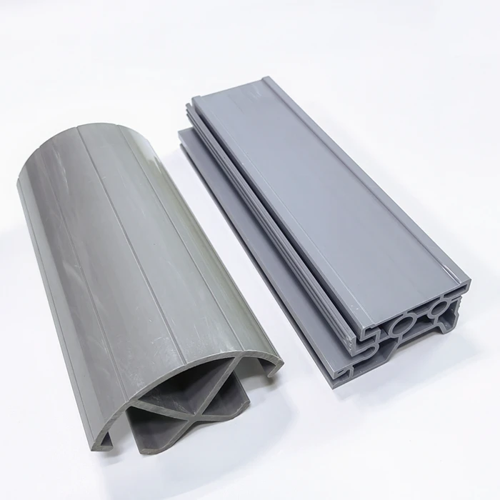 Factory Wholesale Fire Resistant UV Resistant Extrusion Plastic Strip Customized Building Decoration Plastic Profiles