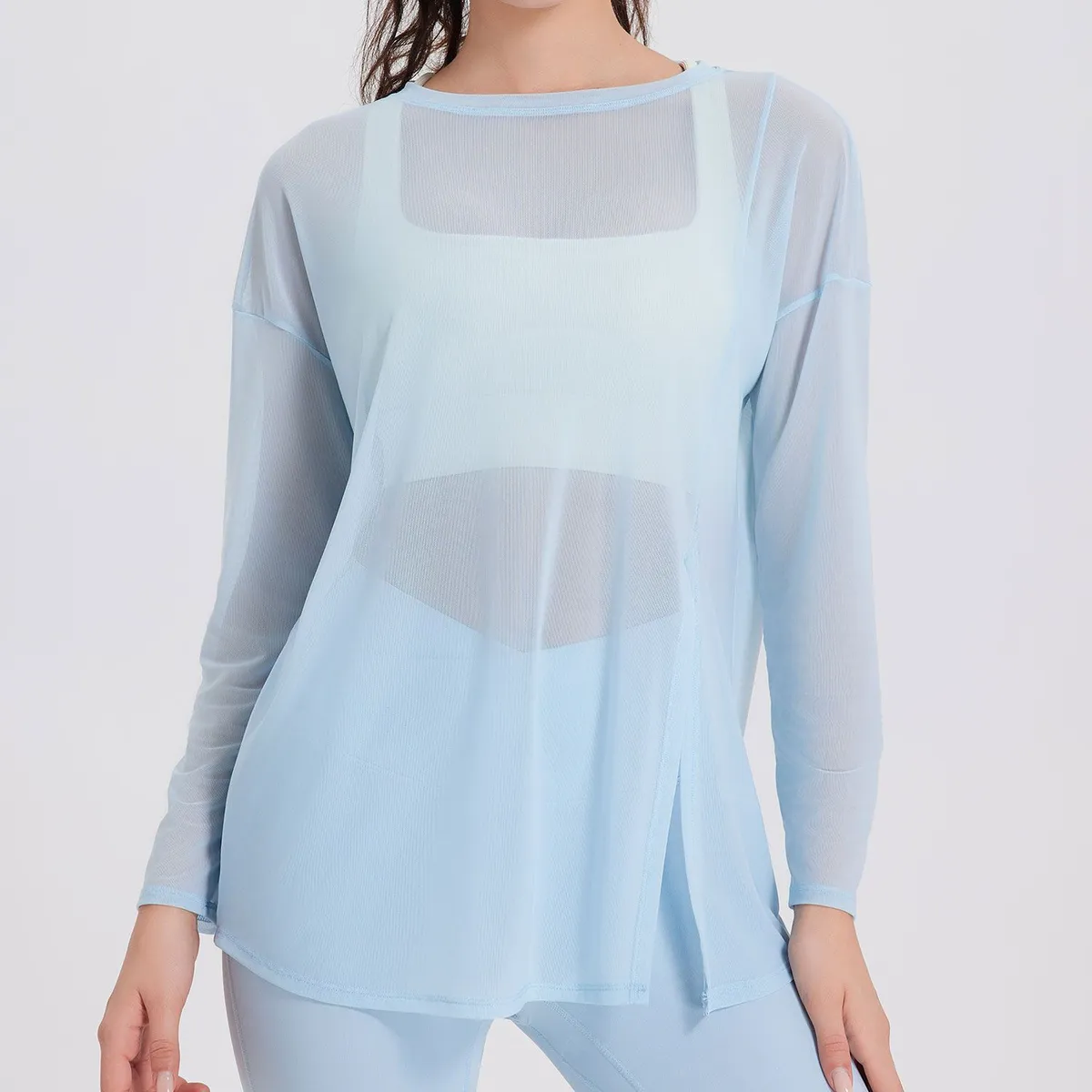 Pique Knit construction shown at close range