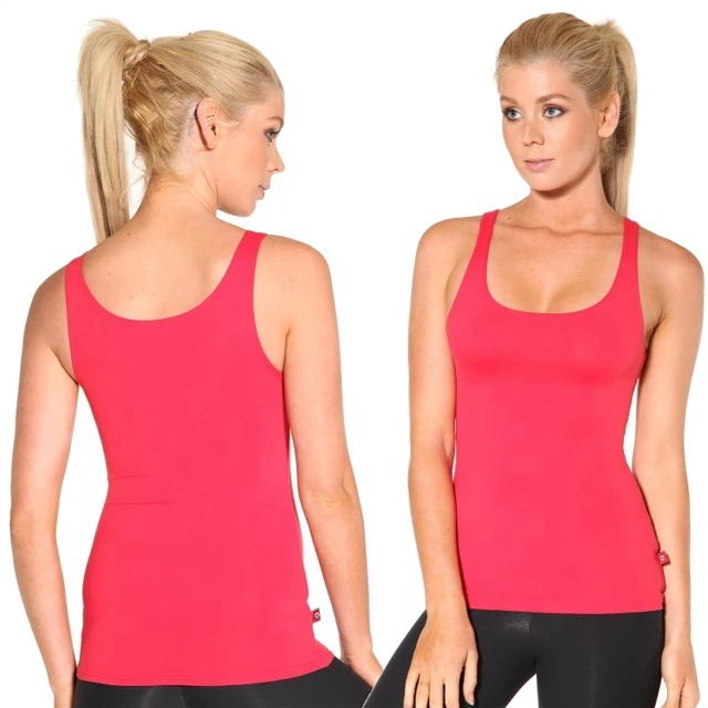 Women's Sleeveless Sportswear Workout Tank Top Loose Fit Yoga Running Anti-Bacterial Quick Dry Breathable Four-Way Stretch
