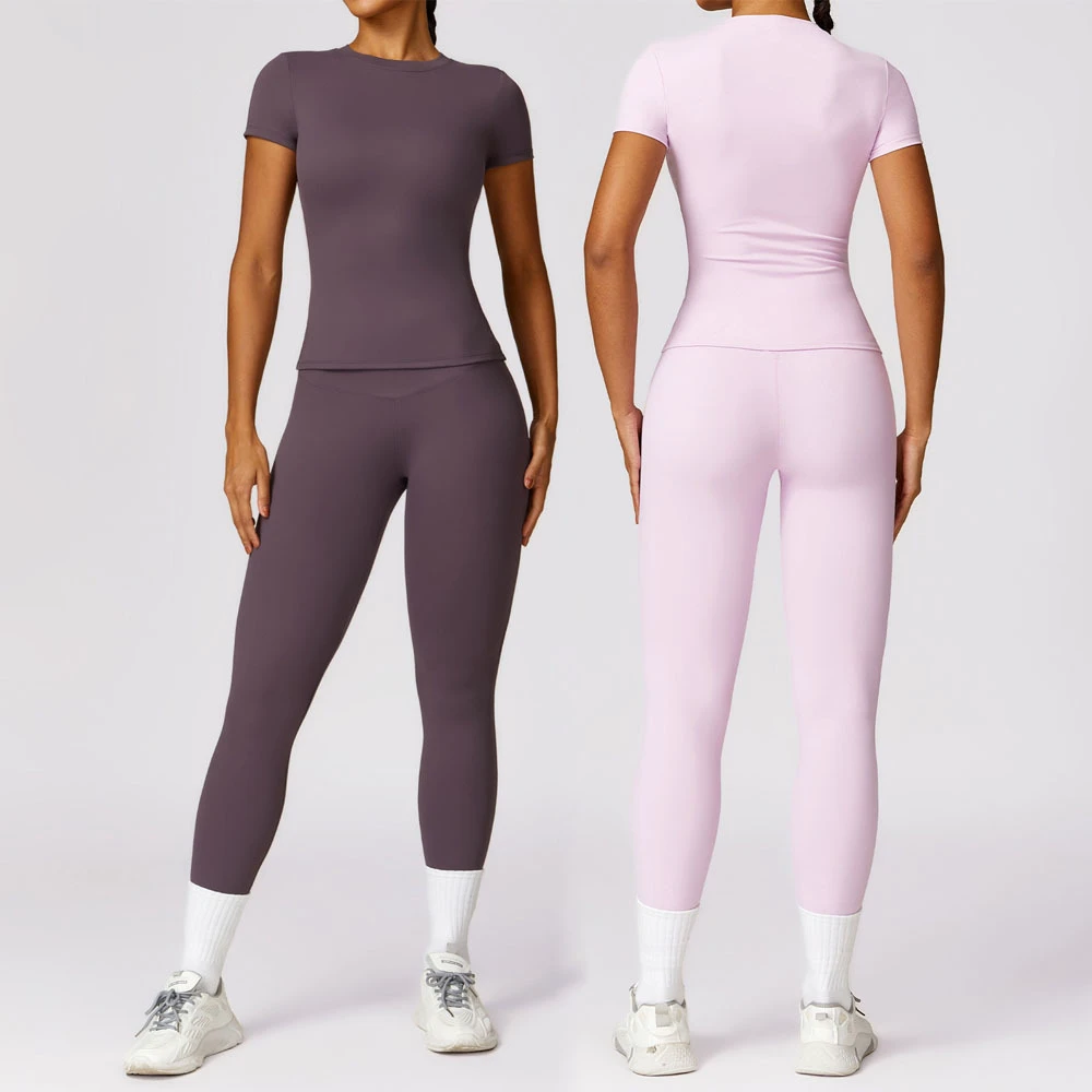 Custom Logo Cross Backless Sports Bar For Women Activewear Cloths Yoga Leggings Sets GYM Fitness Yoga Wear Pants