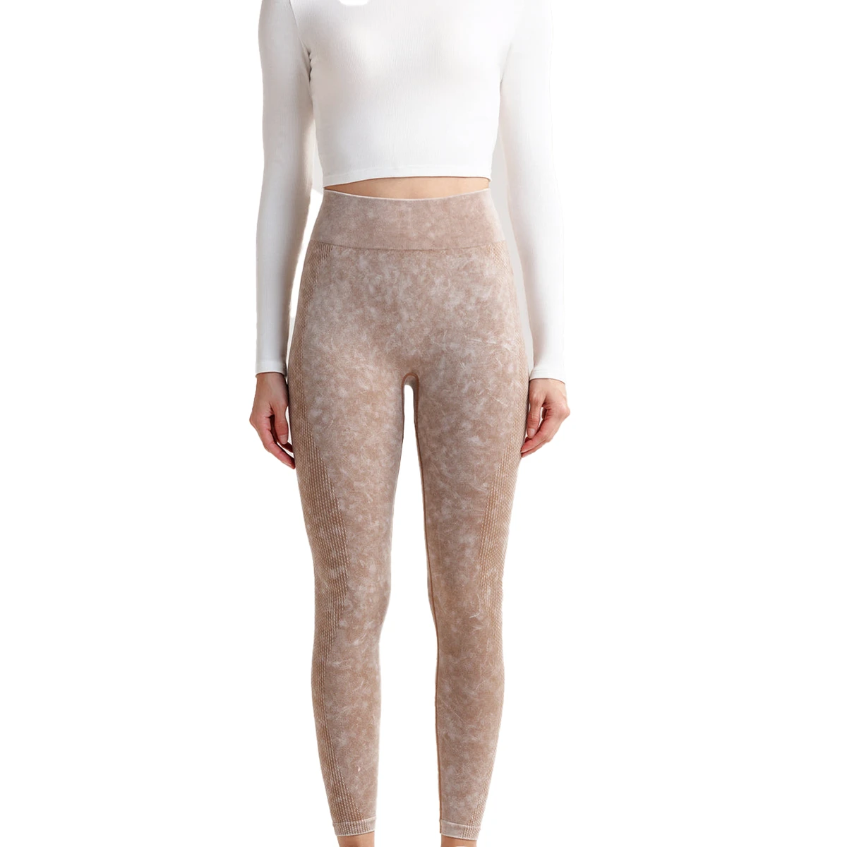 Women's Sporty Peach Yoga Pants Mid Waist Tummy Control Stretchy Tight Velour Fabric Lightweight Eco-Friendly Solid Hip Lifting