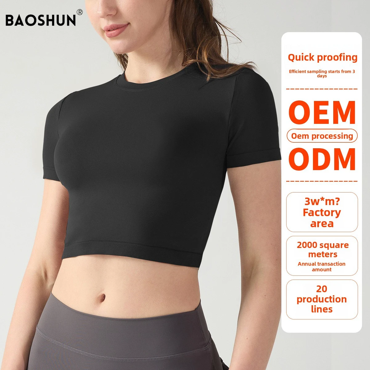 Customized Lightweight High-Elastic Yoga Top Quick-Drying Breathable Casual Fitness T-Shirt Slimming Waist Design Front Logo