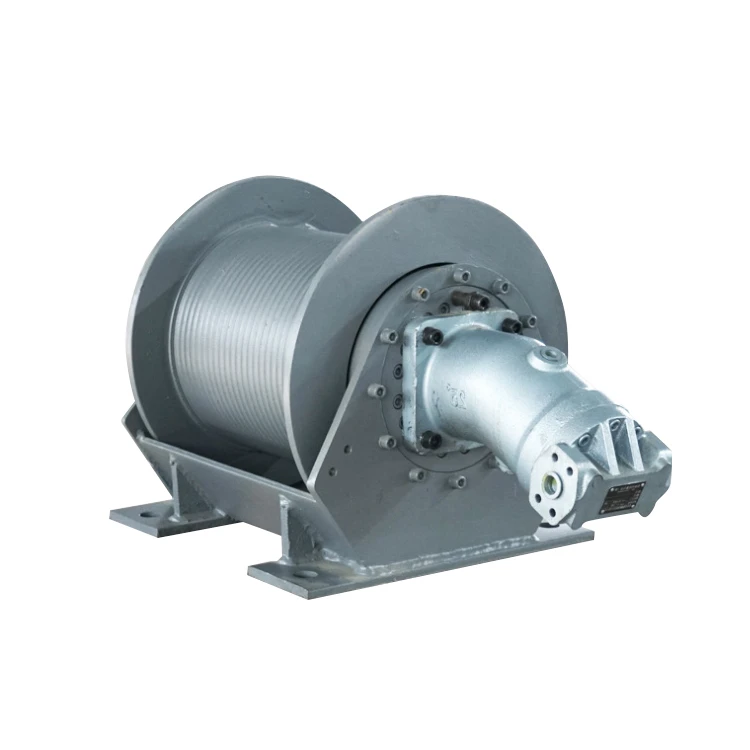 Single Drum Planetary Reducer 5 10 Ton Hydraulic Winch for Tractors Anchor Excavator Shrimp Boat Fishing Net