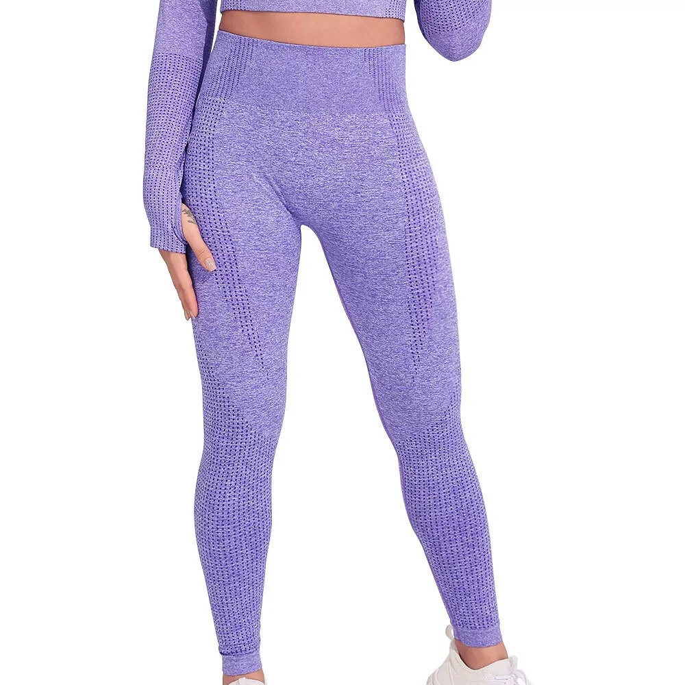 Plus Size Fitness Compression Elastic High Waist Thick Full Length Quick Dry Leggings Tight Pants for Women