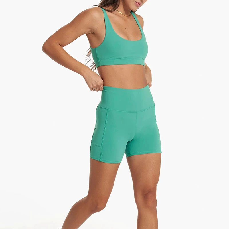 Women's Outdoor High Elasticity, Durable, Lightweight Fitness U-shaped Sweat Absorbing Sports Bra