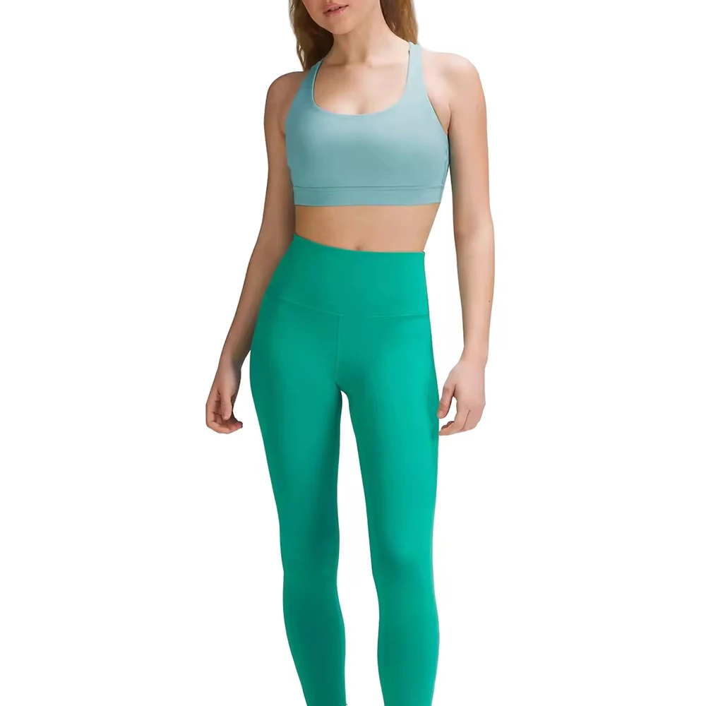 High Support Seamless Sports Bra for Women Plus Size Yoga Bra with Front Logo Open Back Gym Fitness Workout Top XL Size 2027