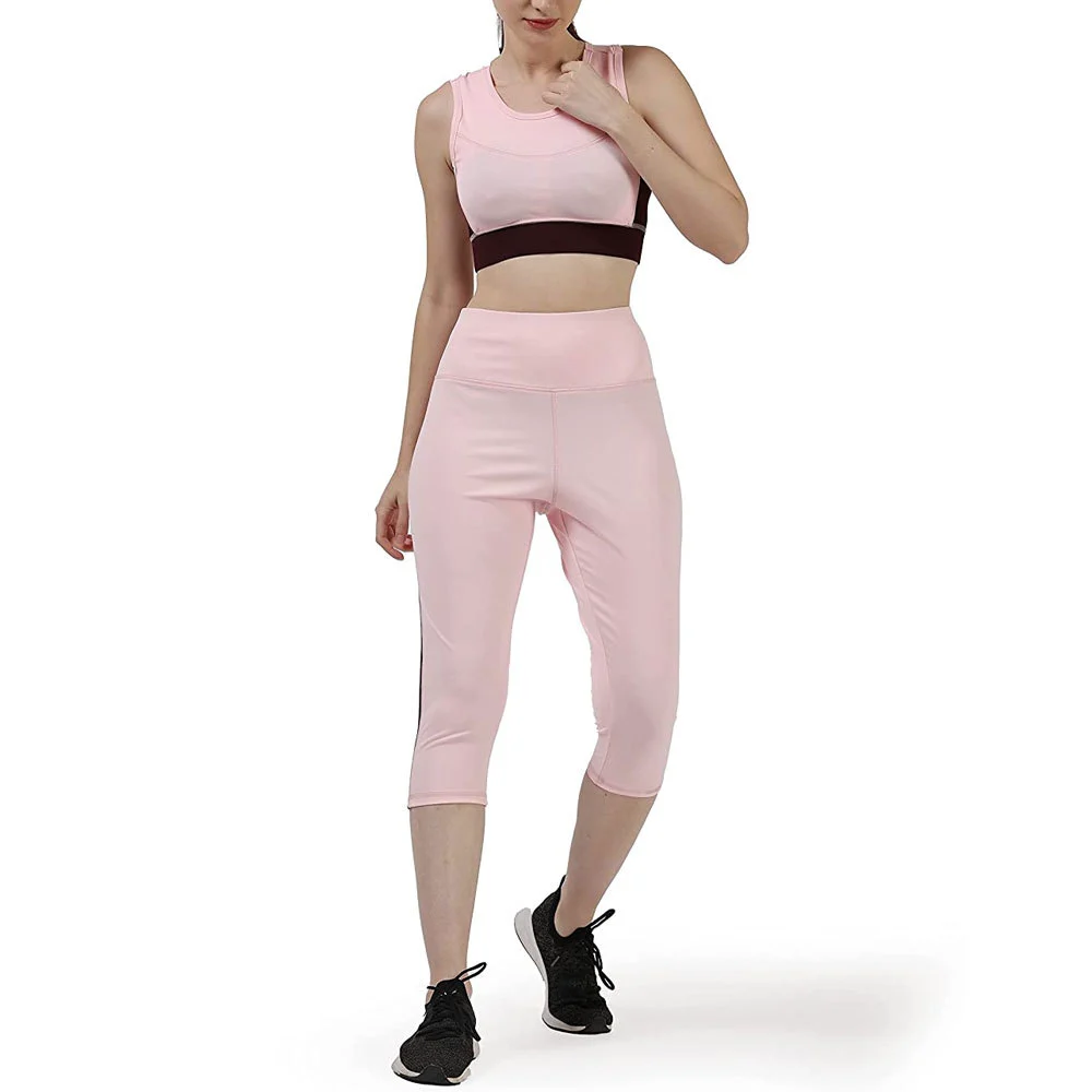 Custom Plus Size Women's Gym Yoga Suit Breathable Lightweight Seamless Legging Active Wear Yoga Set Cut Back for Workout