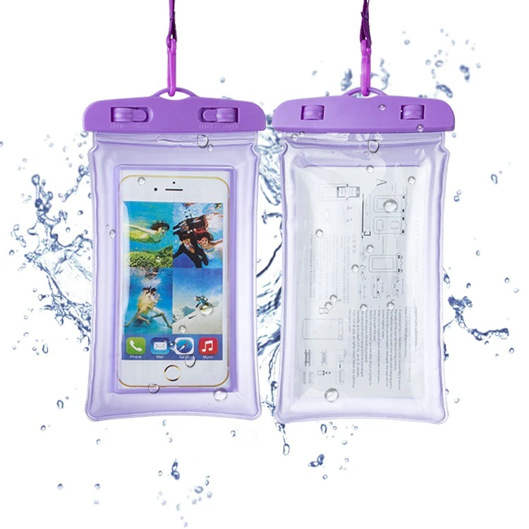 Hot Sale Universal Waterproof Mobile Phone Bag Transparent PVC Water Proof Phone Case for Iphone for samsung