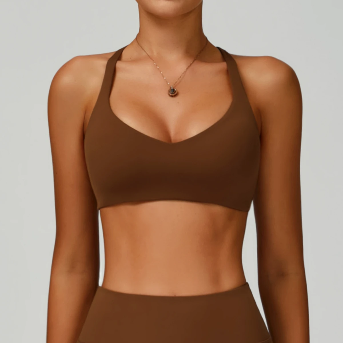 XW-EWX2029 Wholesale Customized Gym Clothing High Quality Womens Sports Bra Backless U Neck Comfort Sports Wear Fitness Yoga Bra