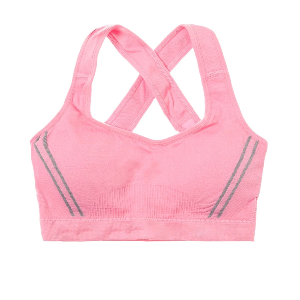 Custom Padded Seamless High Impact Support Gym Workout Fitness Activewear Racerback Yoga Sports Bra