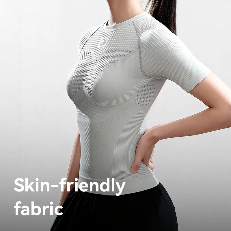 GJ JS17 Fashion Pack Workout Shirts for Women, Moisture Wicking Quick Dry Active Athletic Women's Gym Performance T Shirts