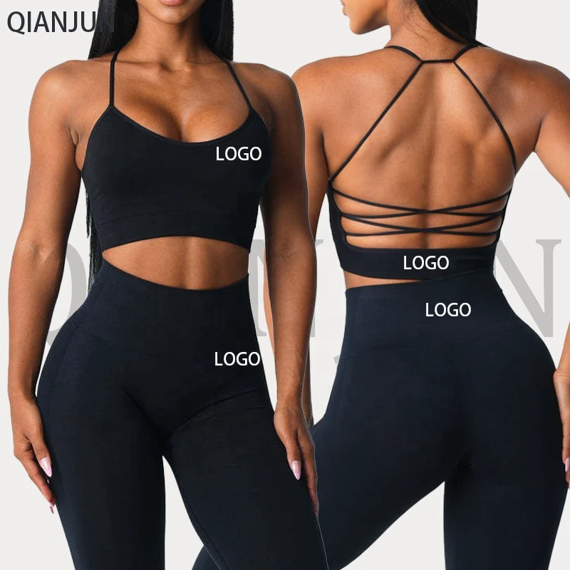 Fall Winter Workout Sets Women 2/3/4 Pieces Yoga Fitness Clothes Long Sleeve Crop Top And Pants Set Gym Clothes Activewear Sets