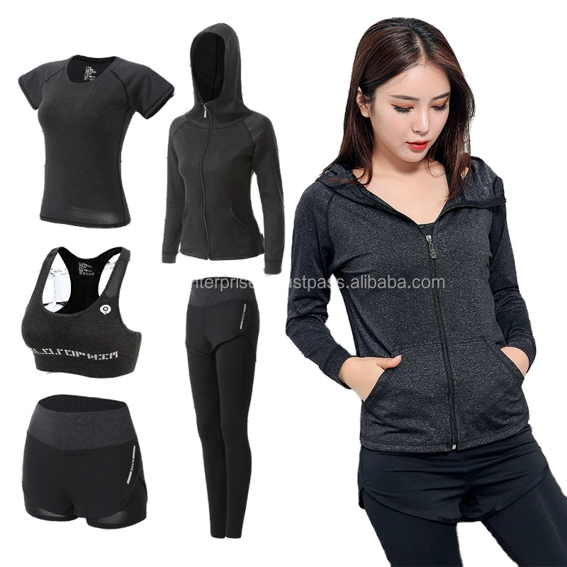 Women's Seamless High Stretch Fitness Wear Gym Athletic Leggings with Print Yoga Sets for Workout and Gym Training
