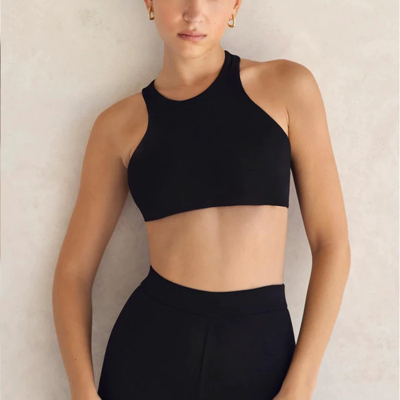 Wholesale Womens Backless Padded Hot XXX Sexy Girls Workout Push up Sports Bra Yoga Gym Fitness Top