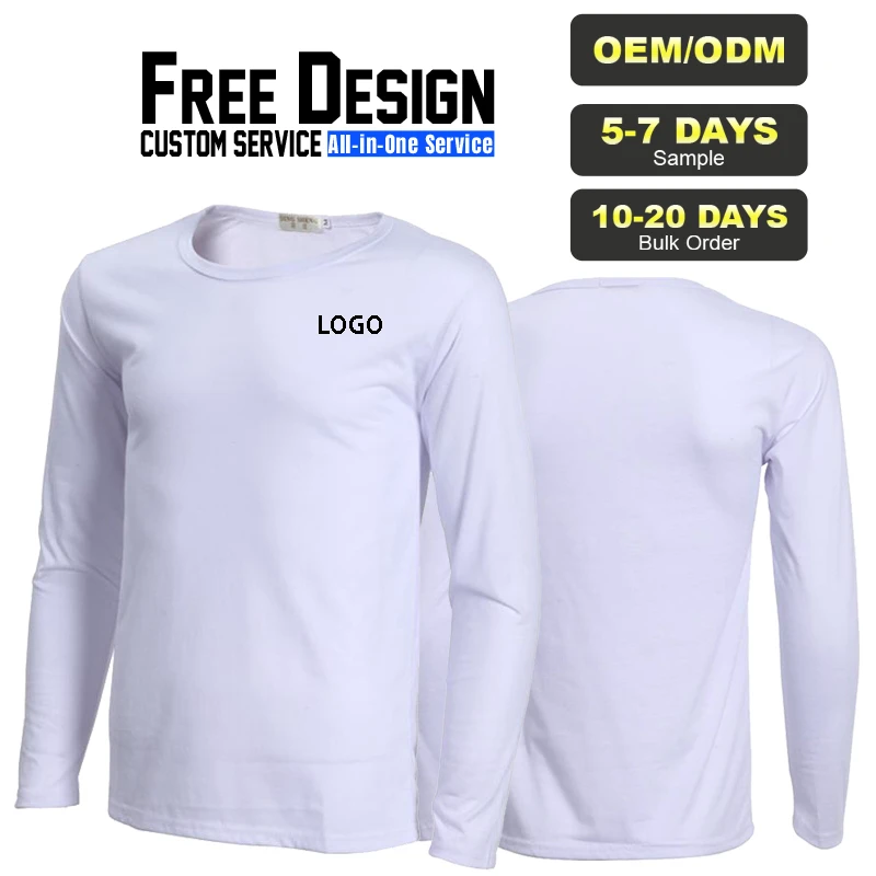 Custom Logo Printing Modal Fabric Long Sleeve T-shirt For Men Women Children Quick Dry Breathable Moisture Wicking Tee Shirts