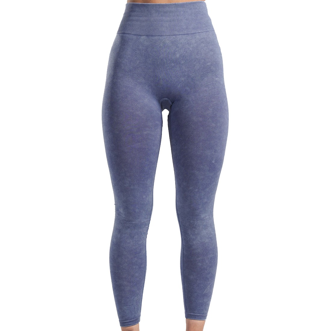 Custom Logo Casual Knitted Mid Waist Anti-Bacterial Seamless Fitness Yoga Leggings Women Athletic Running Fitness Wear Design