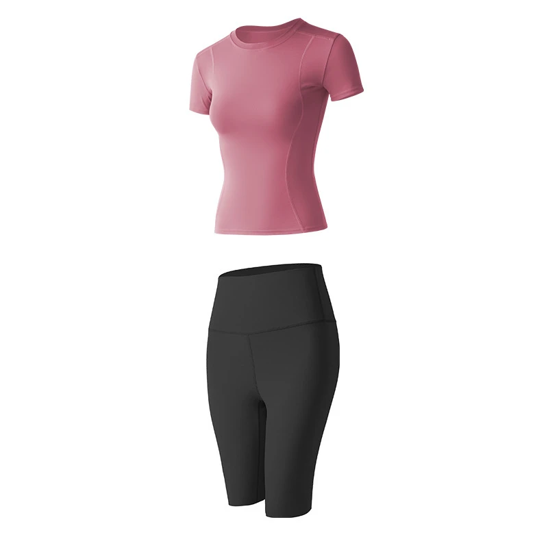 2025 Women's Gym Running XXL Size Tshirt New Style Casual Breathable Nylon Spandex Lightweight Short Sleeve Comfortable