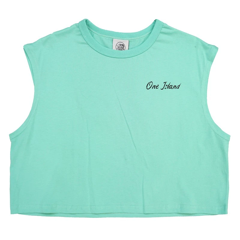 Wholesale Women's Seamless Sleeveless Tank Top 100% Cotton Quick Dry Breathable Yoga Vest for Women