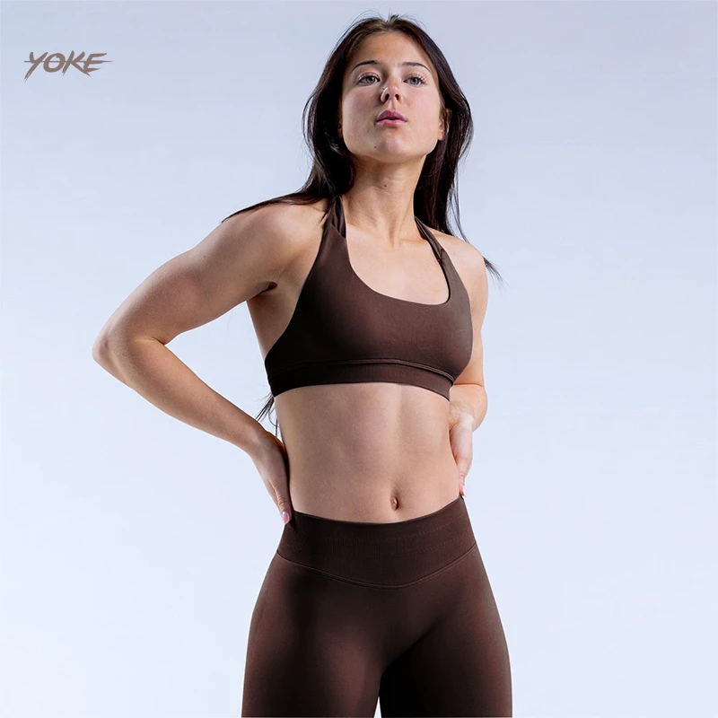 YoKe Custom Quick-drying Womens Activewear Seamless Sport Clothes Fitness Yoga Wear Women Fitness Bra Gym Sweat-wicking Wear