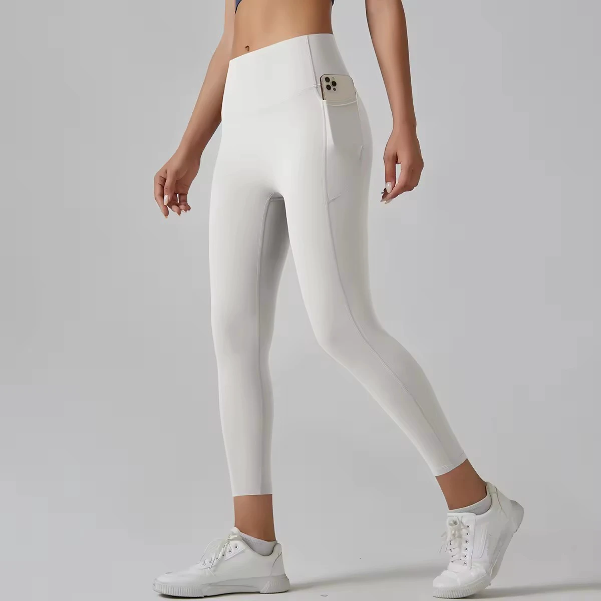 Wholesale Womens Seamless High Waist Yoga Leggings Breathable Sports Gym Tights Smooth Fit Stretch Workout Pants