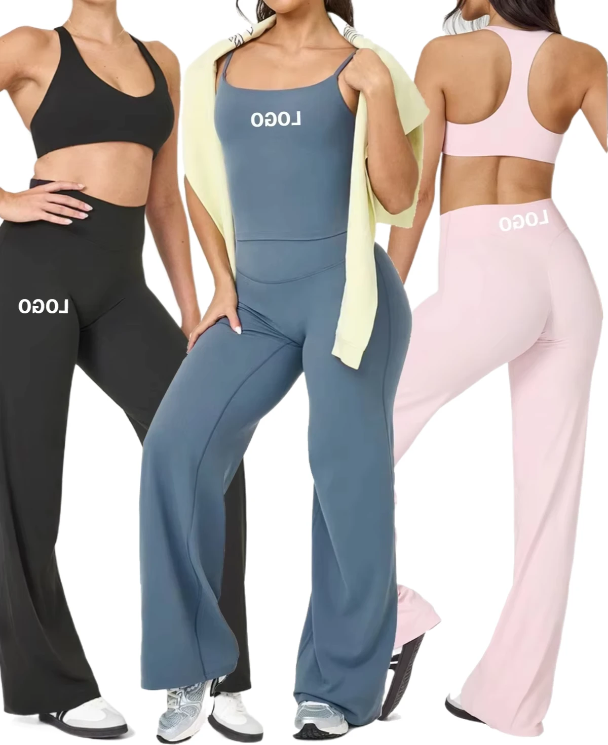 Custom Organic Cotton Quick Drying Breathable Long Sleeved Sport Wear Women Gym Fitness Leggings Suit T Shirt Yoga Set
