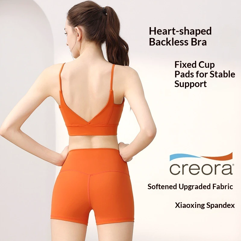 Women's Sports Bra Anti-shock Anti-sagging High-intensity Yoga Vest Fitness Outerwear Crisscross Straps Spandex/Nylon Beautiful