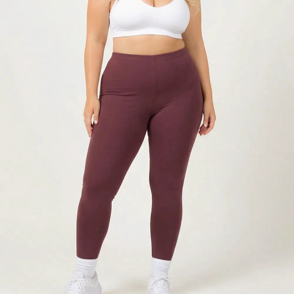 OEM High Waist Athletic Workout Yoga Pants for Women 4 XL Plus Size Leggings with Tummy Control & Butt Lift Sports Bra Set