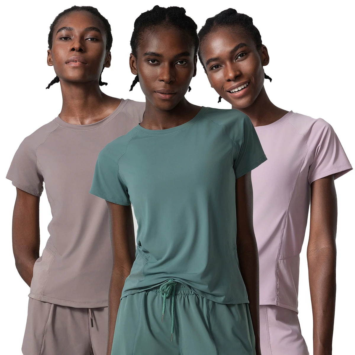 Women's Large-Sized Quick-Drying Waist Sports Top Beautiful Back Design Front Stretch Yoga Fitness Wear Short-Sleeved T-Shirt