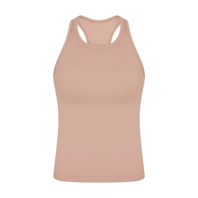 New Arrival Summer Women's Naked-Feel Yoga Cami High Stretch Slimming Outdoor-Ready Gym Fitness Workout Tank Top