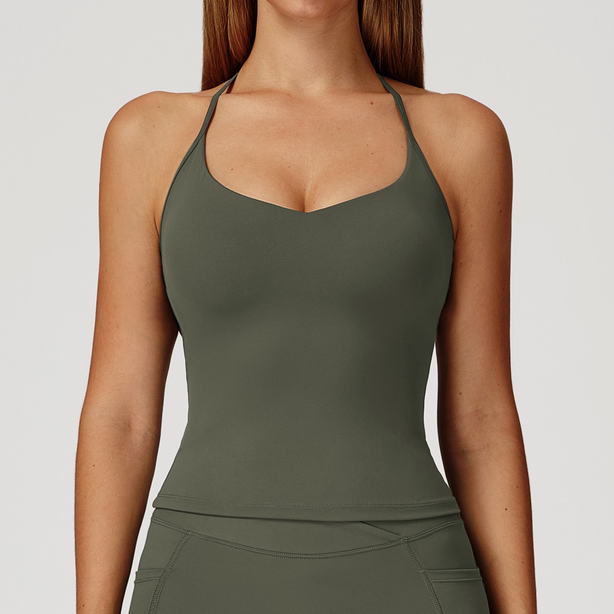 Cross Back Sports Bra With Removable Pad Custom Fitness Clothing Workout