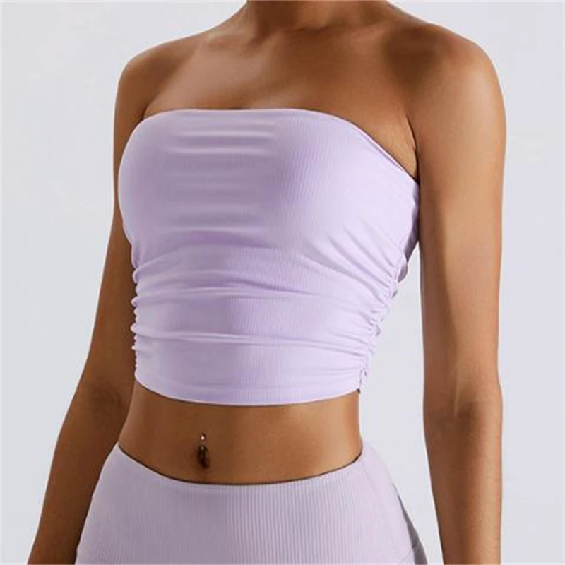 Women's Lightweight High Support Racerback Tops-Spring Gym Yoga Top Four-Way Stretch Sweat-Wicking for Medium women's sports bra