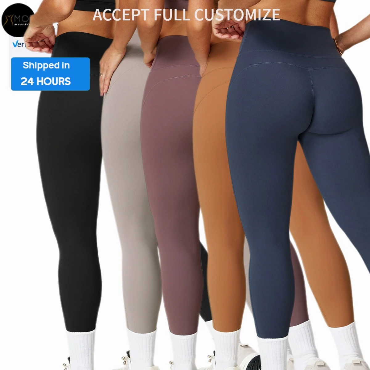 Women's High-Waisted Yoga Pants Naked Feel Slimming Leggings Solid Pattern Workout & Gym Sport Pants Plus Size Training Pants