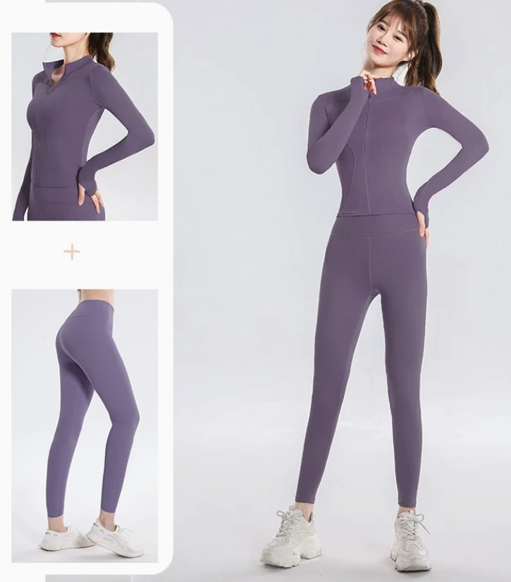 Breathable Quick-dry High Stretch Fit Soft Skin-friendly No Restriction Slim Stylish Comfortable And Fashionable Yoga Set