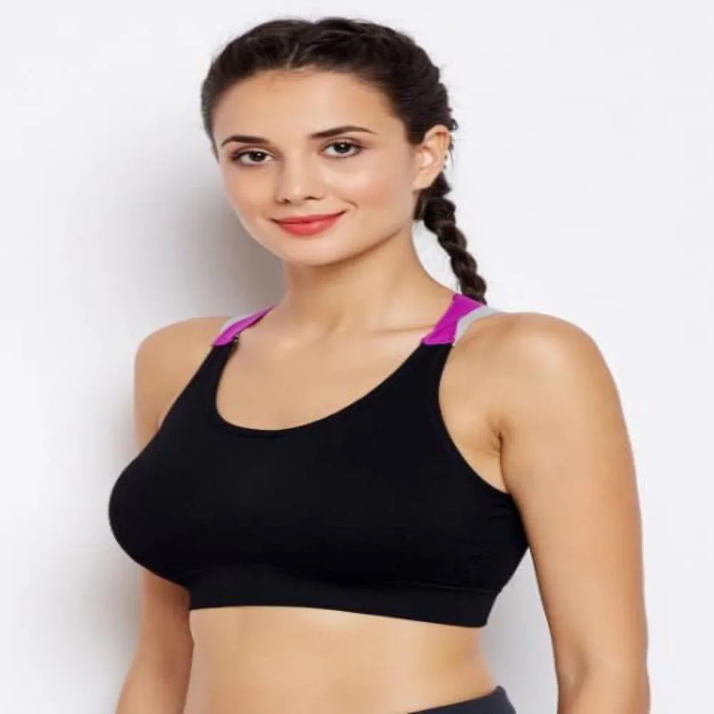 Customizable High Quality Eco-Friendly Anti-Bacterial Breathable Spandex/Nylon Unisex Longline Sport Bra Moderate Support Plus