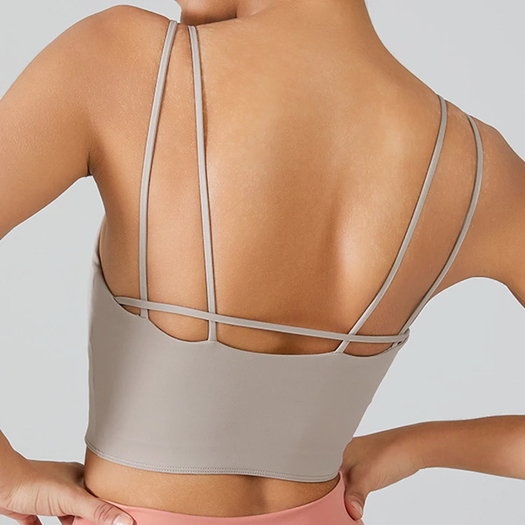 Wholesale Popular Halter Yoga Sports Bra for Girl Sports Bras Gym Fitness Wear for Women Athletes Activewear Workout Yoga Bra