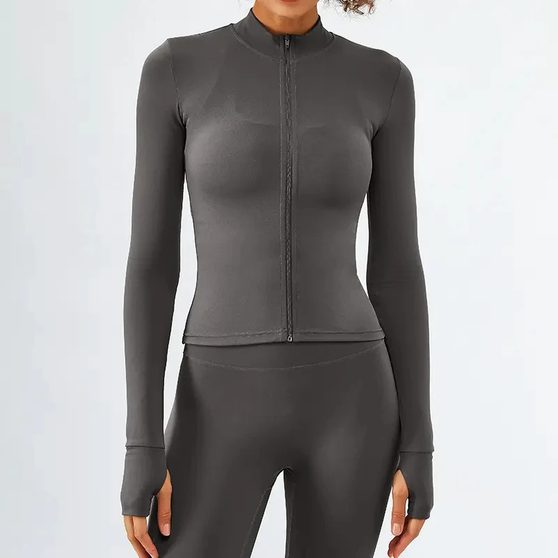 3 Pieces Set Gym Sportswear Workout Yoga Sets Women's Zipper Breathable Quick-drying Fitness Clothing