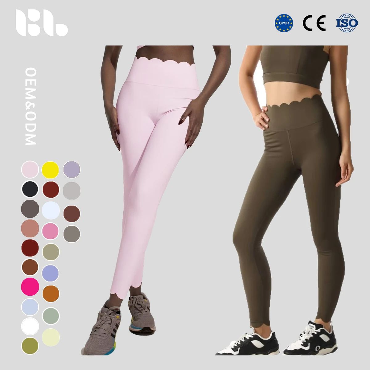 Women's Yoga Pants Lace High Waist Quick-Drying Breathable Full Length Wrinkle-Resistant Pilates Shaping High Elastic Training