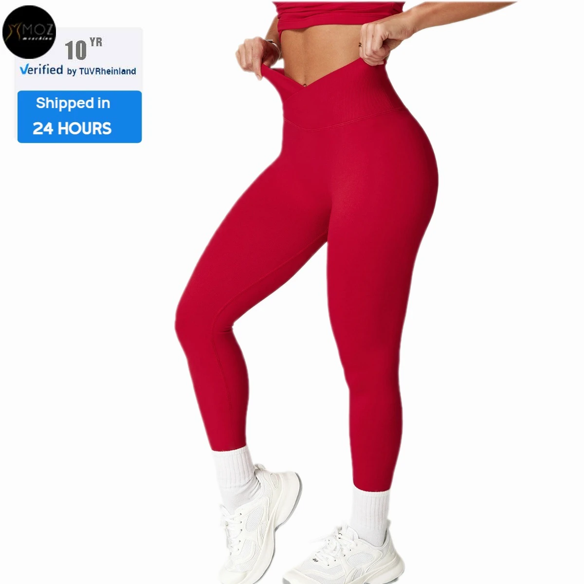 Women's High-Waisted Seamless Yoga Leggings Push-Up Tummy Control and Butt Lifting Design for Workout Running Gym Use