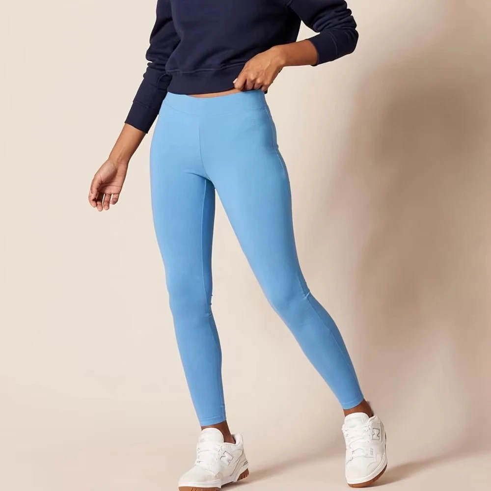 High Quality Women Casual Summer Fitness Leggings Spandex/Polyester Breathable Anti-Bacterial Pakistan Made Custom Sizes