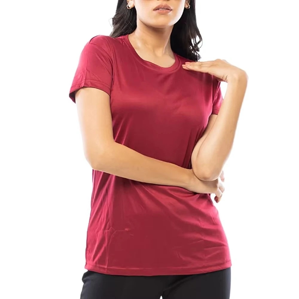 Latest Design Women's Summer Athletic T-Shirts-Low Price Premium Quality Short Sleeve Quick-drying Breathable Button